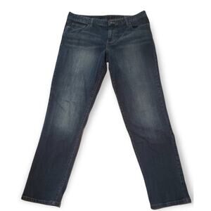 Calvin Klein Denim Jeweled Boyfriend Jeans - Size 32/14